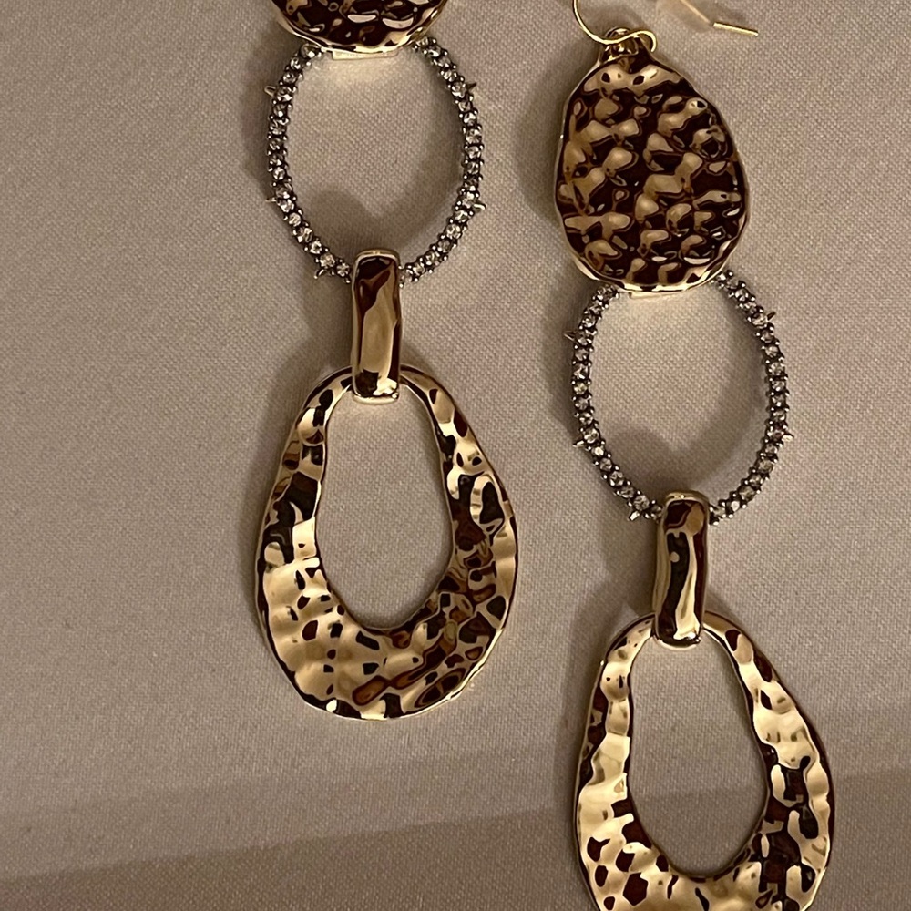 Alexis Bittar Hammered link earrings